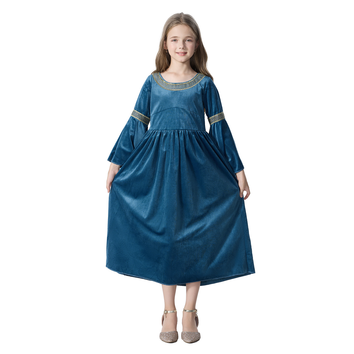 Medieval Cosplay Princess Dres - Vintage Fashion Dresses 评论和价格