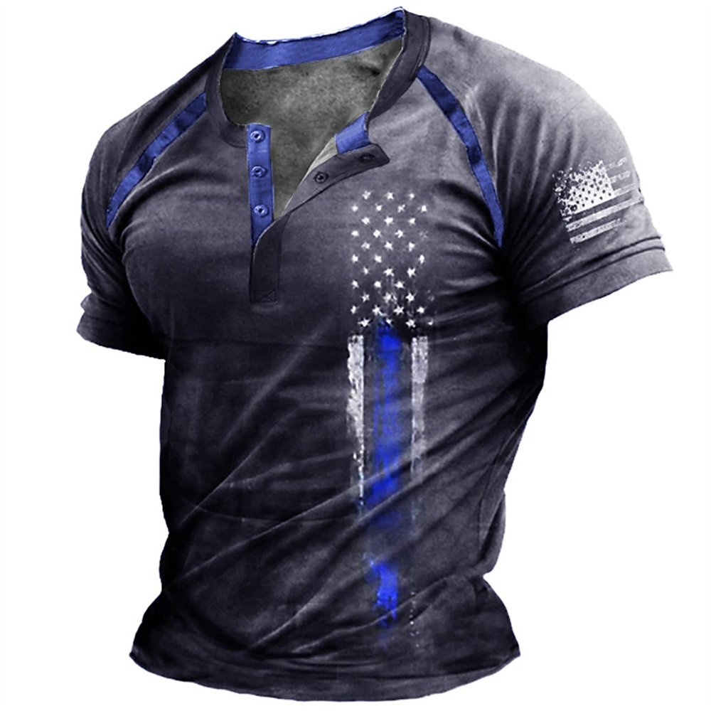 Funny 3D American Flag Print M - Vintage Fashion Enthusiasts 评论和价格