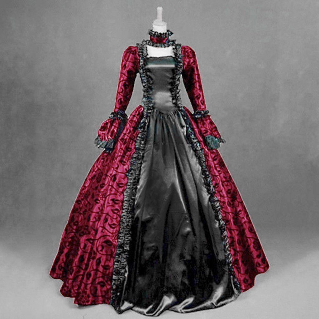 Women Vintage Exquisite Dress  - Vintage Fashion Dresses 评论和价格