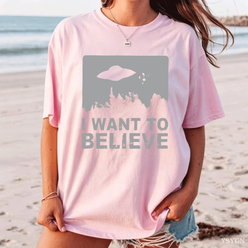 I Want To Believe Vintage Ufo  - Vintage Fashion Quotes 评论和价格